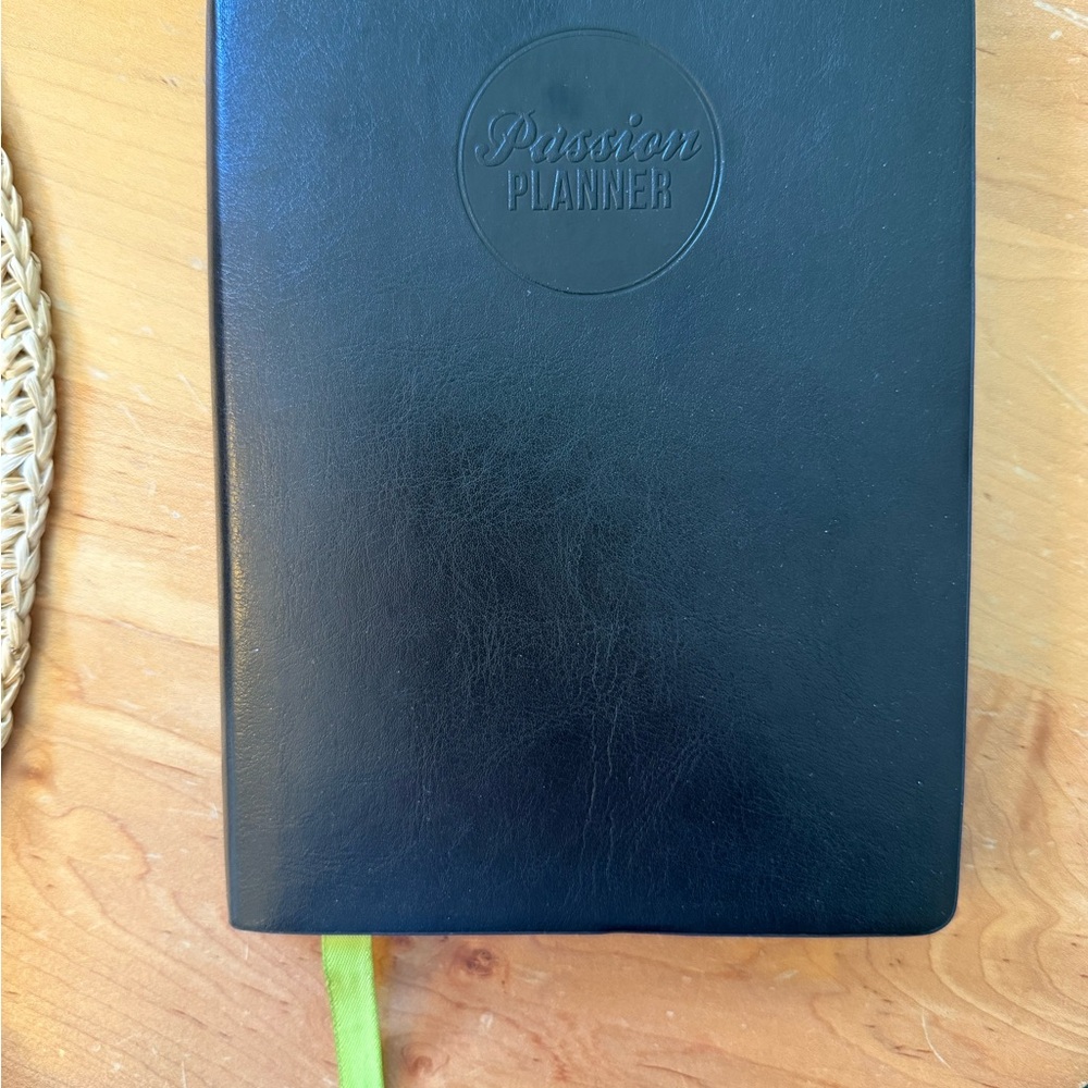 Passion Planner Black Notebook